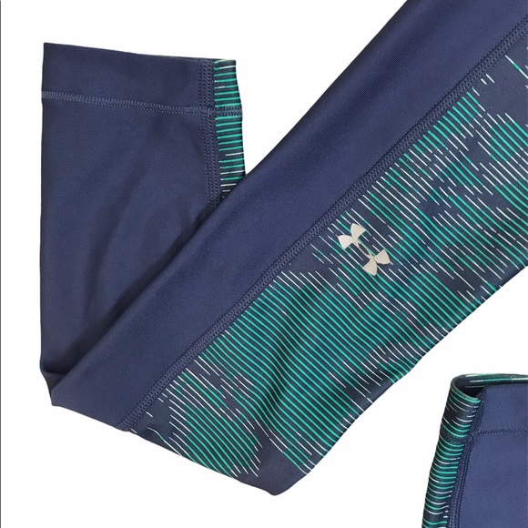 Under Armour HeatGear CompressionLeggings XS BL/GR - Picture 5 of 7